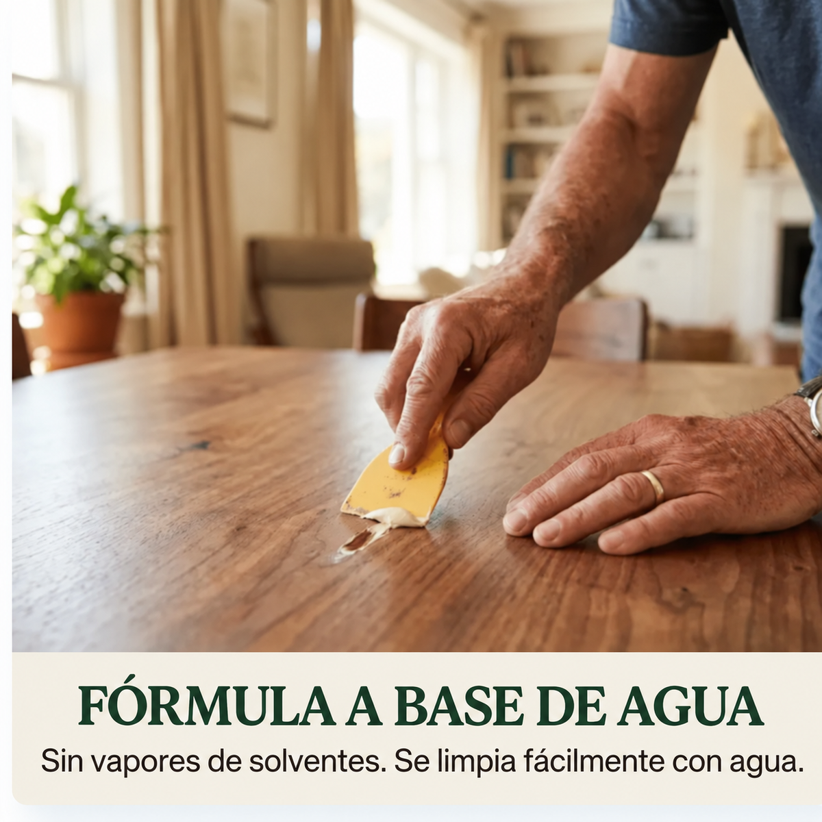 Masilla reparadora para grietas y agujeros.