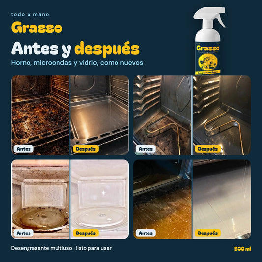 Grasso · Limpiador extremo multiuso en spray 500 ml