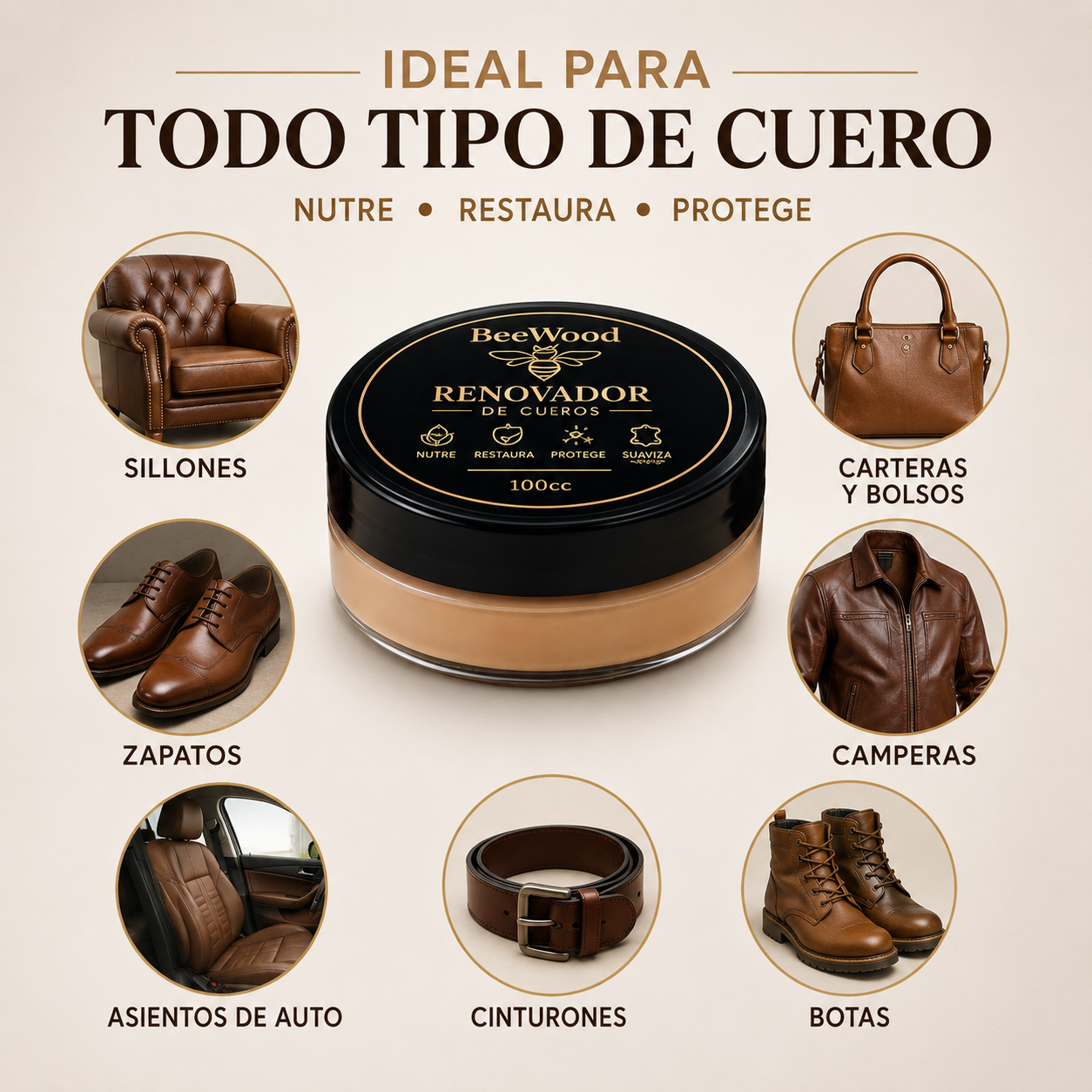 Restaurador De Cuero - BeeWood