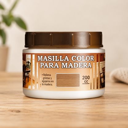 Masilla reparadora para grietas y agujeros.
