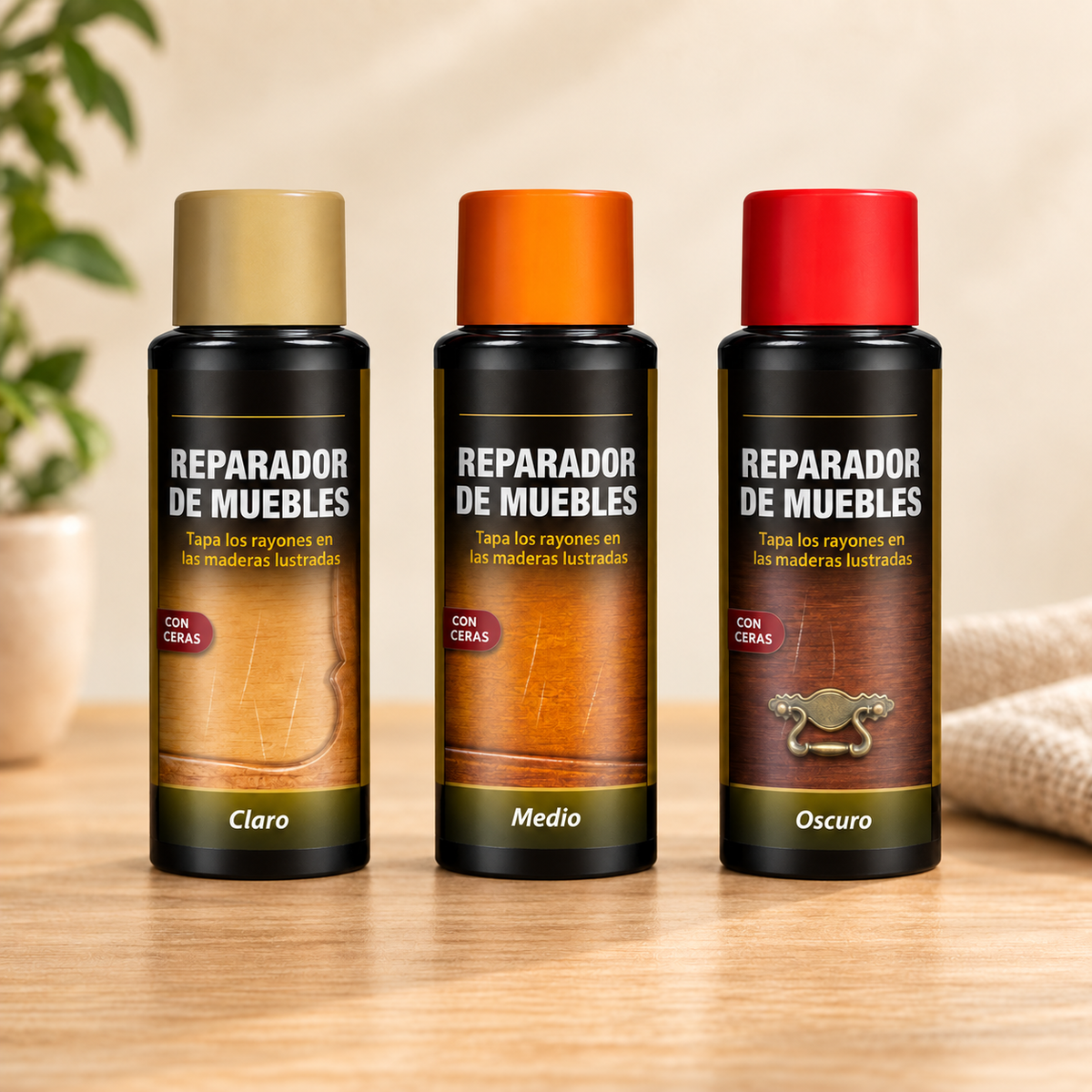 Reparador de Rayones para Muebles de Madera