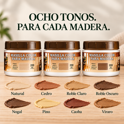 Masilla reparadora para grietas y agujeros.