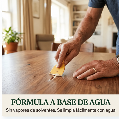 Masilla reparadora para grietas y agujeros.