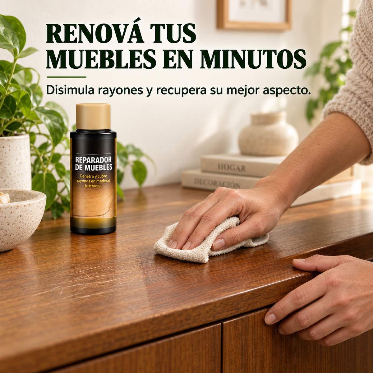 Reparador de Rayones para Muebles de Madera