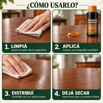 Reparador de Rayones para Muebles de Madera