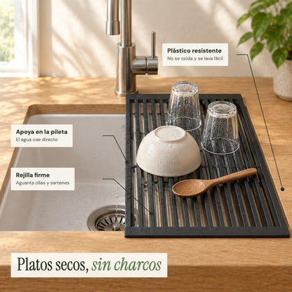 Características del escurridor de platos