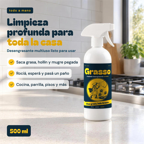 Grasso · Limpiador extremo multiuso en spray 500 ml