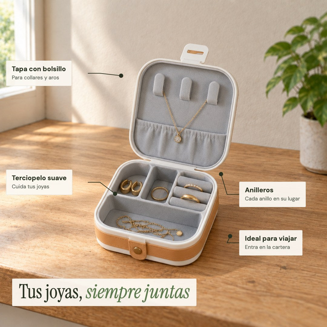 Características del joyero de viaje
