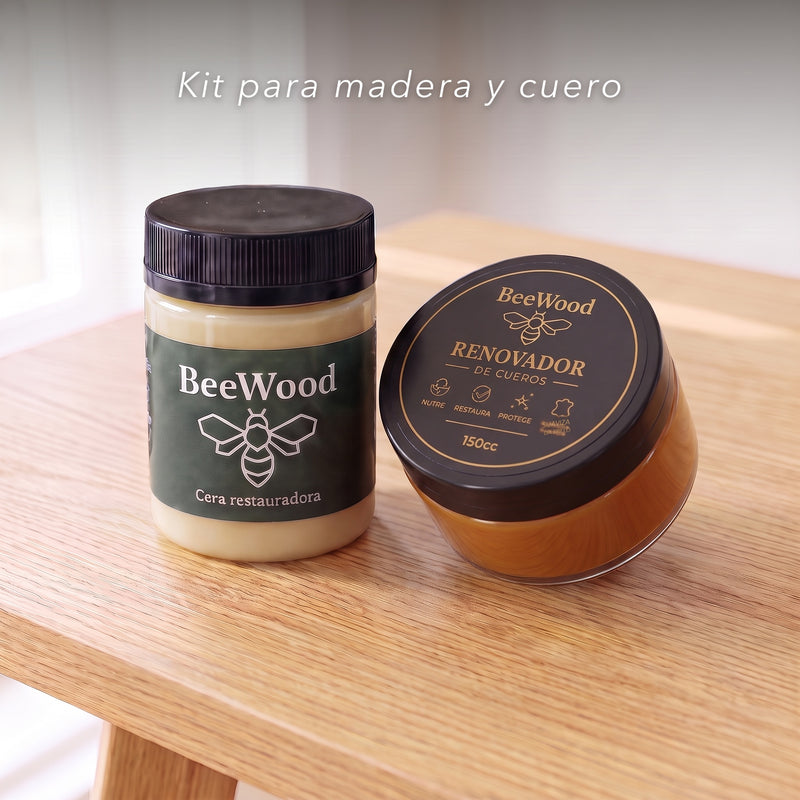 Kit madera + cuero