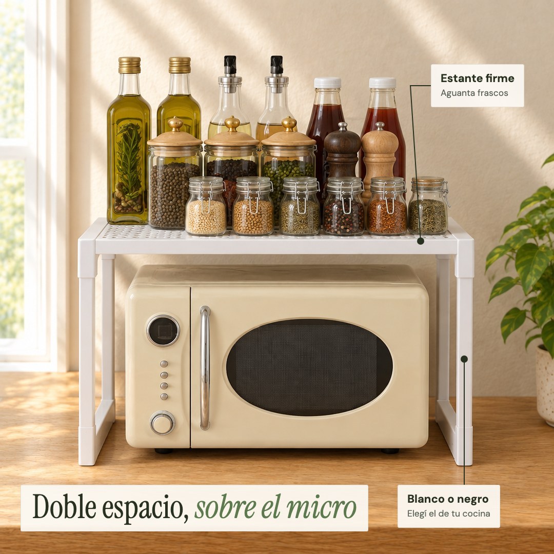 Características del estante para microondas